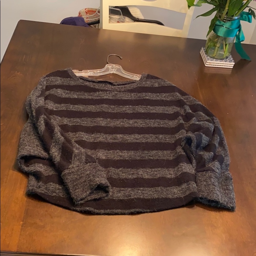 Poncho style sweater